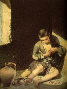 MURILLO, Bartolome Esteban The Young Beggar sg painting